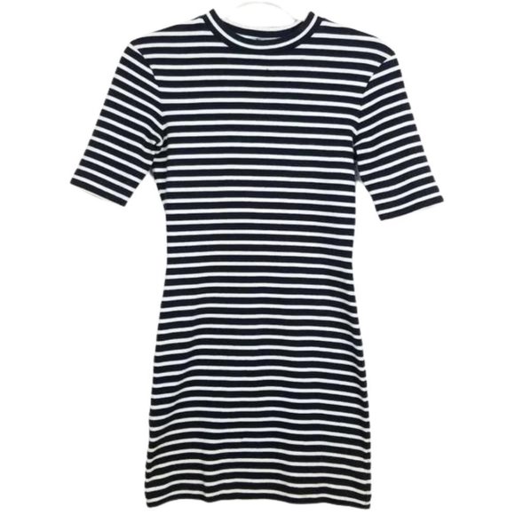 Alexander Wang Dresses & Skirts - Alexander Wang Navy Blue Striped Body Dress